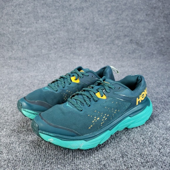 Hoka One Challenger ATR 6 Shoes Womens Size 7.5 Green Running Sneakers Deep Teal - Picture 13 of 16